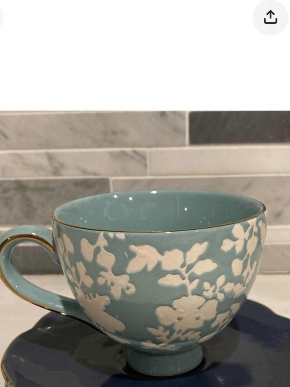 SUNDAY SALE ; 2/15$.   Threshold tea cups. TEA FOR TWO!